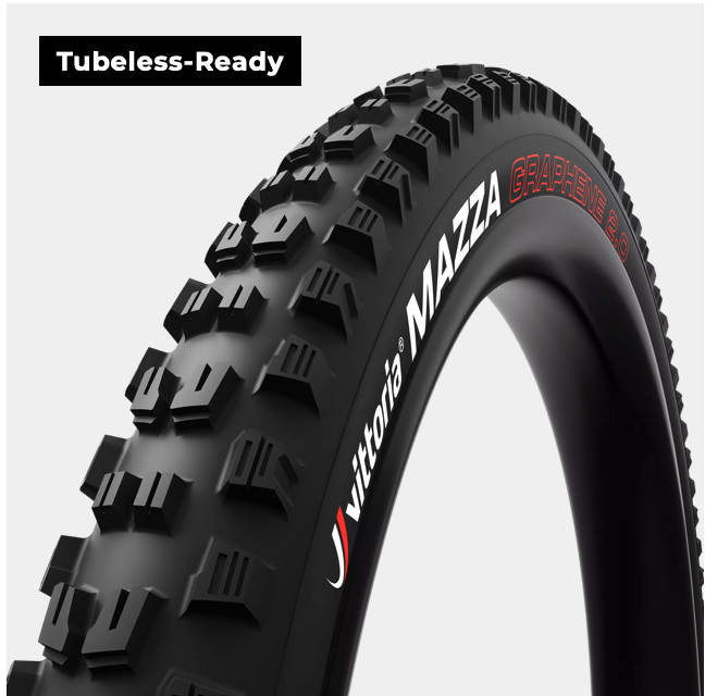 Pneu VTT Mazza gris/noir 27.5x2.4 TNT G2