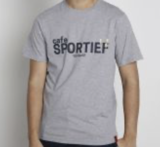 CAFE SPORTIEF T-Shirt - 000204 - GREY CHINÉ - XL