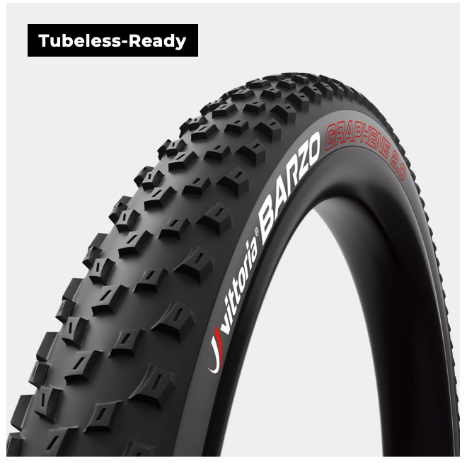 VITTORIA PNEU VTT BARZO {GRAPHENE 2.0} 29'' (TLR REINFORCED) ANTHRACITE-NOIR [11A00013/11A00016/11A00017/11A00199]
