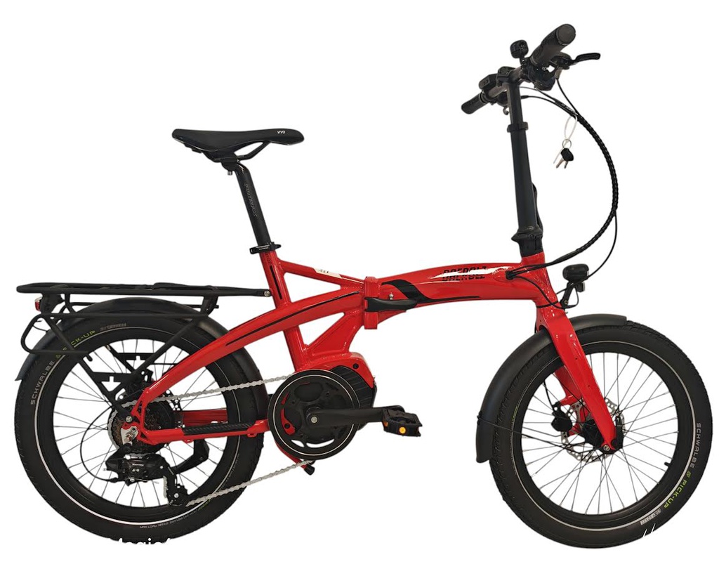 Daerolz IHOP Vélo Pliable Rouge