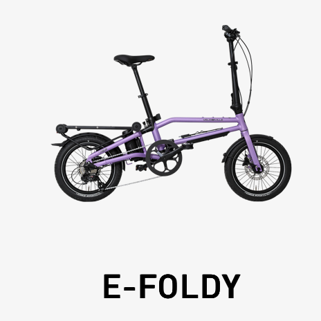 Velo de Ville E-Foldy Ocean Blue Brillant 
