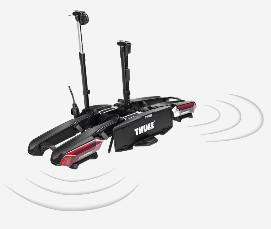 Thule Epos Parksecure 2-bike platform towbar bike rack  13pin black/aluminum 