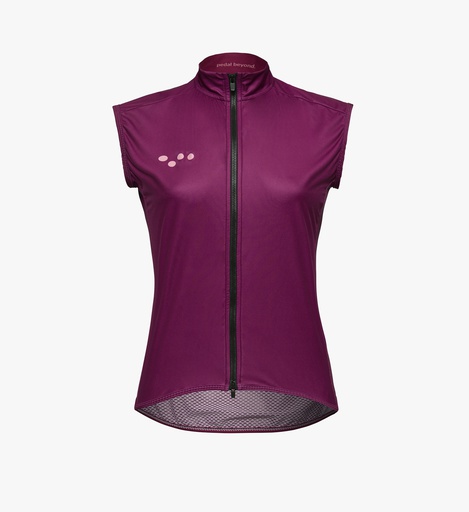 [WB0039-S] BOLD / WOMEN MICROTECH GILET - MAGENTA - S